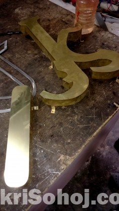 Pure Brass Letter Sign Maker in Dhaka